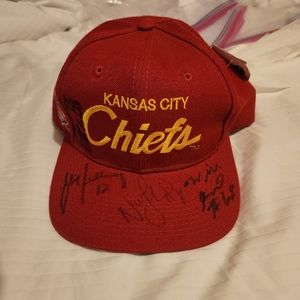 1993 Hall of Fame autographed Kansas city Chiefs hat